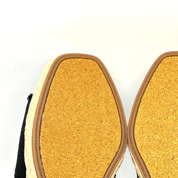 Lucky Brand Womens Size 9.5 Mindra Black‎ Espadrilles Wedges Sandals Shoes - Picture 10 of 14